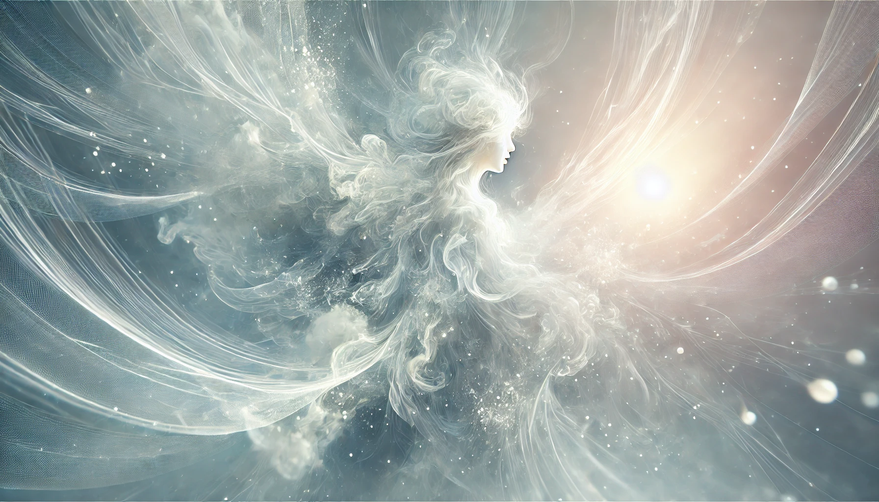 DALL·E 2024-08-28 09.55.37 - Create a 16_9 image that represents the concept of being immaterial. The image should feature ethereal elements, like wisps of light, translucent shap.webp