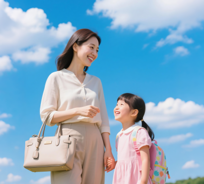 빛나는 모녀의 순간