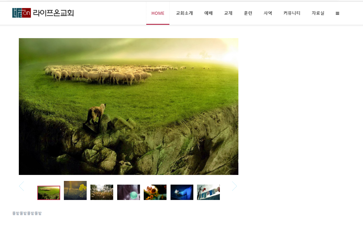 채러티11 반응형교회테마