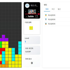 테트리스 게임 + 타로 게임 (그누보드와 나리야 + 아미나용)